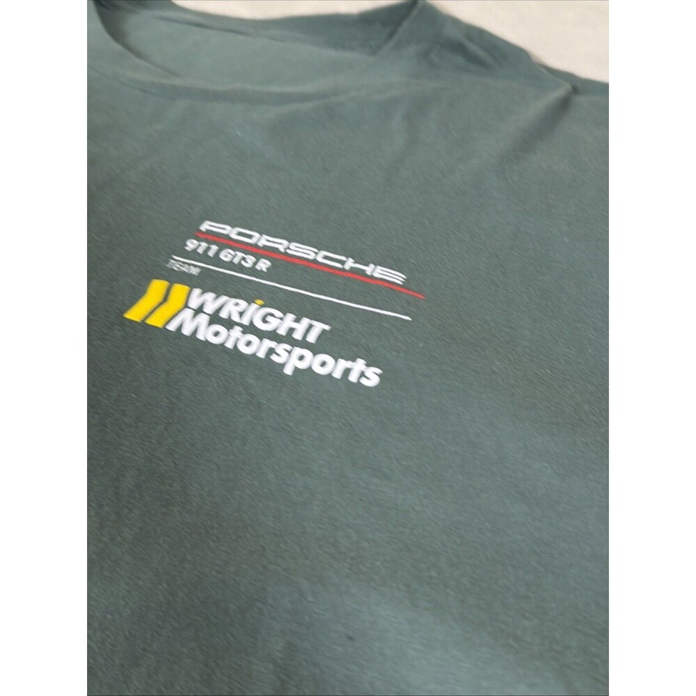 Porsche 911 GT3 R Wright IMSA Motorsports WTSCC Racing T-Shirt Green 2XL